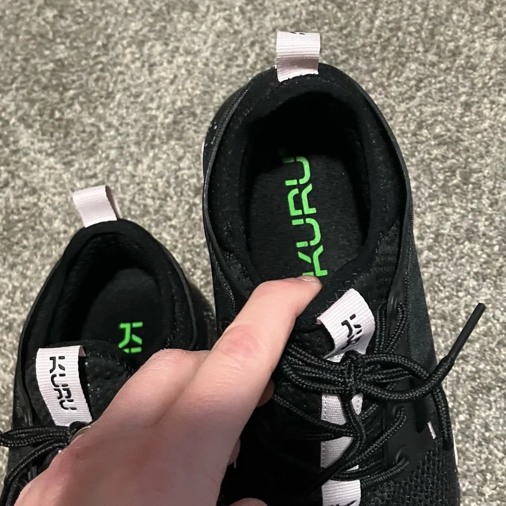 Kuru Atom Black and Pink Athletic Sneakers - Picture 8 of 11